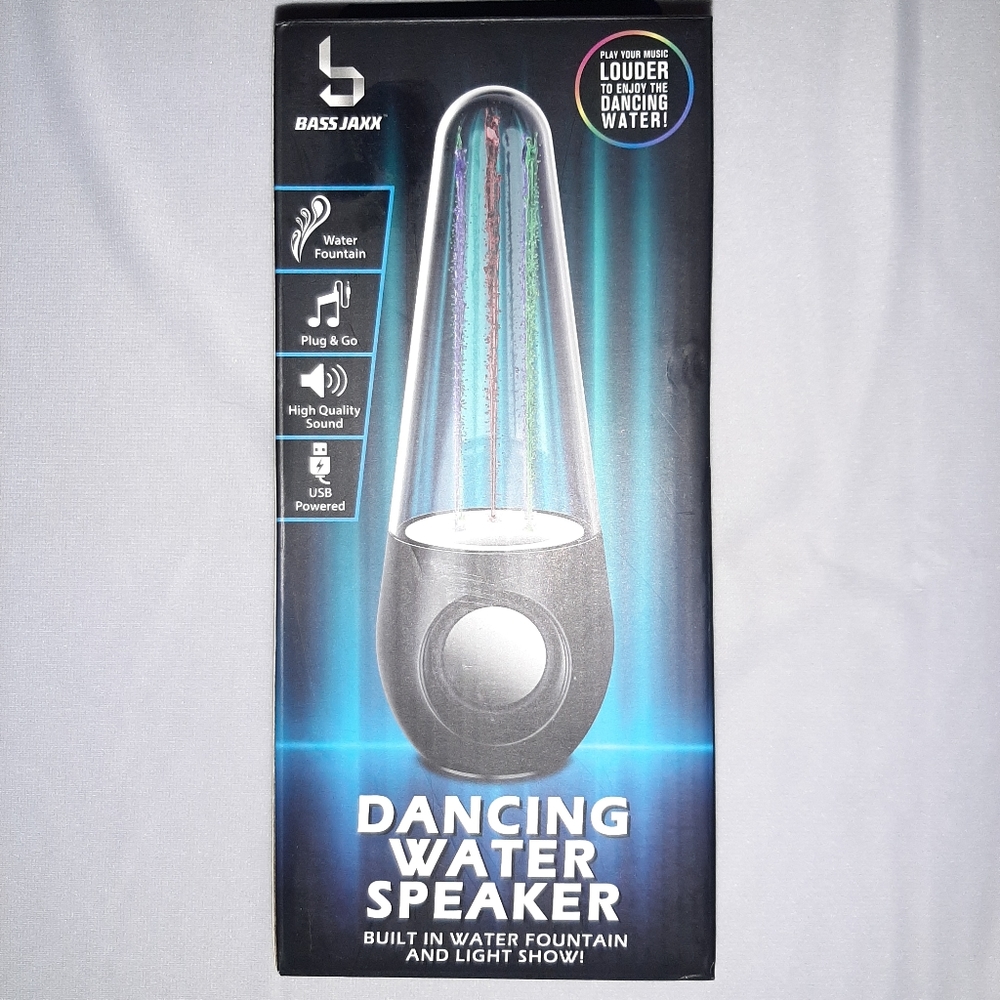 NIB! Bass Jaxx Dancing Water Speaker
